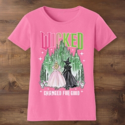 Wicked Changed For Good Pink T-shirt