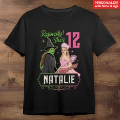 55% OFF: Wicked Personalized Name & Age Black T-shirt