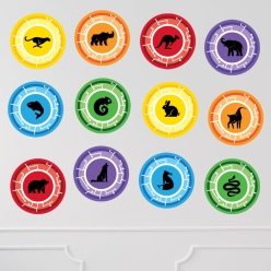 Wild Kratts Creature Power Discs Decals - 12 PK