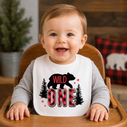 Wild One Lumberjack Bib