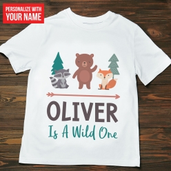 55% OFF: Wilderness Wild One Personalized T-shirt- Choose A Size