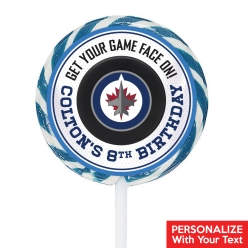 Winnipeg Jets PERSONALIZED Lollipops - 12 Pk