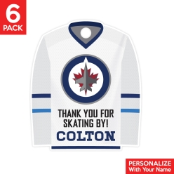 Winnipeg Jets PERSONALIZED Thank You Tags - 6 Pk