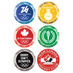 Winter Olympics Vinyl Decal Sticker Sheet