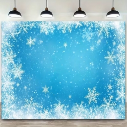 Winter Snowflake Big Fabric 90.5