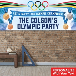 Winter Olympic Games PERSONALIZED Vinyl Keepsake Banner