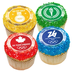 Winter Olympics Cupcake Icing Toppers 12pk