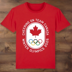 Team Canada Olympics Red T-shirt