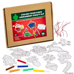 CYO Winter Ornament Craft Kit with Markers-10Pk