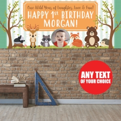 Wilderness 1st PHOTO PERSONALIZED Giant Vinyl Keepsake Banner