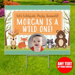 34% OFF: Woodland 1st All Weather PERSONALIZED Photo Yard Sign