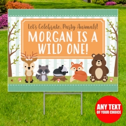 34% OFF: Woodland 1st All Weather PERSONALIZED Large Yard Sign