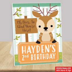 Woodland Personalized Birthday 14