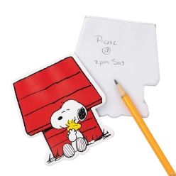 Snoopy & Woodstock Doghouse Notepads-24Pk