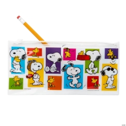 Snoopy & Woodstock Pencil Cases - 12Pk