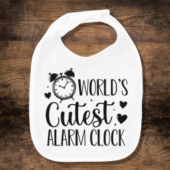 50% OFF: World's Cutest Alarm Clock Bib