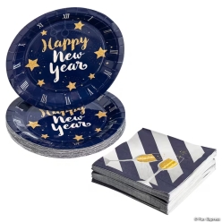 Celestial New Year Party Tableware Set for 24 Guests