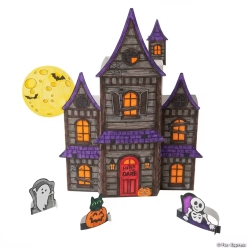 DIY Colour Your Own 3D Haunted House Craft Kit