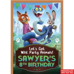 Zootopia 2 PERSONALIZED Giant Vinyl Keepsake Door Sign