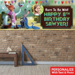 Zootopia 2 PERSONALIZED Giant Photo Vinyl Keepsake Banner