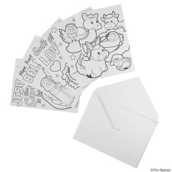 Simply Blessing CYO Christmas Cards with Envelope-10Pk