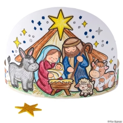Nativity CYO Crowns - 8Pk