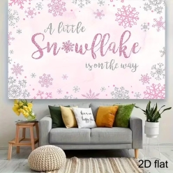 A Little Snowflake is On the Way Pink 59