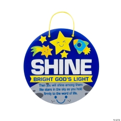 Outer Space VBS Printed Sign Craft Kit-12Pk