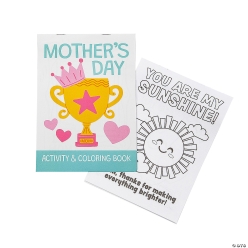Mother's Day Activity & Colouring Books - 12Pk