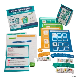 Grades 2+ Vowel Diphthong Activity Center Kit