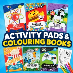 Activity Pads & Colouring Books