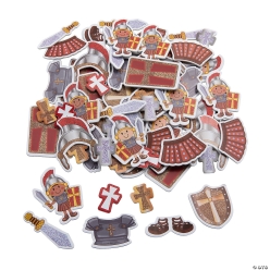 Armour Of God Self-Adhesive Shapes - 72Pk