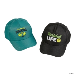 PickleBall Baseball Caps - 12Pk