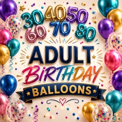 Adult ANY Age Balloons
