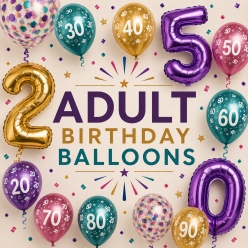 Adult Birthday Balloons