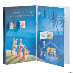 Advent Calendars with Christmas Story - Includes 12