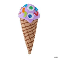 Halloween Eye-Scream Cone Air Dry Clay Craft Kits-12Pk