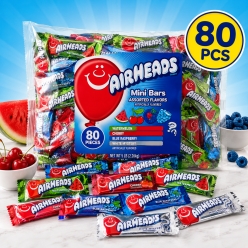 AirHeads Candy Bars - 80Pcs