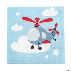 Airplane Party Paper Luncheon Napkins-16Pk