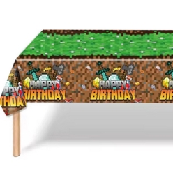 Minecraft 3D Printed Plastic Table Cover