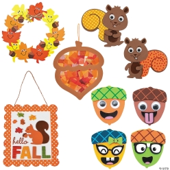 All About Acorns Craft Kit - 60Pk