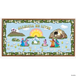 He Lives Bulletin Board Set - 189 pcs.