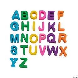 Alphabet Erasers - 6 Sets