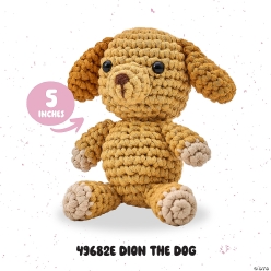 Bucilla Dion the Dog Amigurumi Crochet Kit