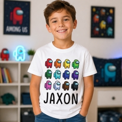 Among Us Character Personalized T-shirt- Choose A Size