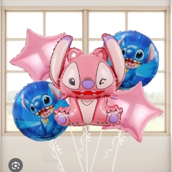 Lilo & Stitch Angel Balloon Bouquet