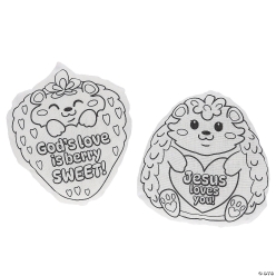 Valentine Religious Colour In Plush Toys -12Pk