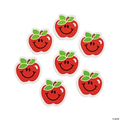 Apple Erasers - 24pk