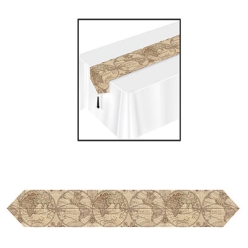 Around The World Printed Table Runner