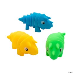 Triceratops Articulated Fidget Toys - 12Pk
